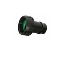 CARAVAN WASTE HOSE CONNECTOR 1 INCH BSP X 25MM NUT & TAIL 042646 BARB SCREW ON