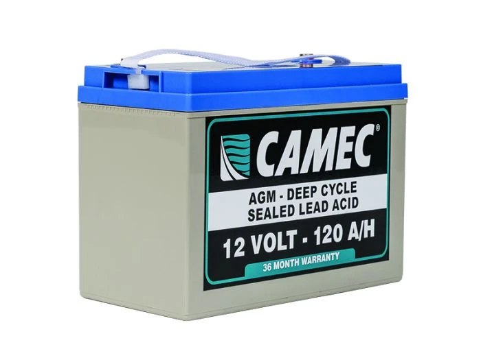 CAMEC 120AH SLA AGM BATTERY 043165 CARAVAN MOTORHOME CAMPER TRAILER RV POP TOP 2 CAMEC 120AH SLA AGM BATTERY 043165 CARAVAN MOTORHOME CAMPER TRAILER RV POP TOP - Image 2