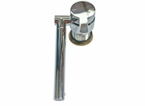 DOMETIC LOW PROFILE SINK MIXER TAP HOT COLD CHROME BRASS NM728 FOLDING TAP 2 DOMETIC LOW PROFILE SINK MIXER TAP HOT COLD CHROME BRASS NM728 FOLDING TAP - Image 2