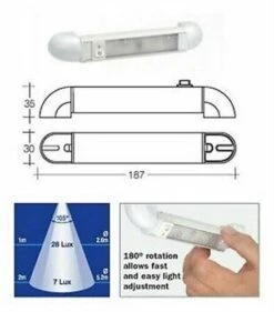 NARVA 9-33V 255MM LED SWIVEL LAMP CARAVAN CAMPER MOTORHOME RV 87664BL -Adventure Parts Shop 12 6ed8fe1d 8b06 458f 8ced 66f486cfbc63