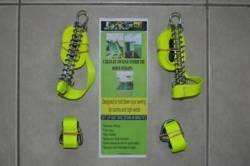 AWNING STORM TIE DOWN STRAPS SUPAPEG ASTD 3 AWNING STORM TIE DOWN STRAPS SUPAPEG ASTD - Image 3
