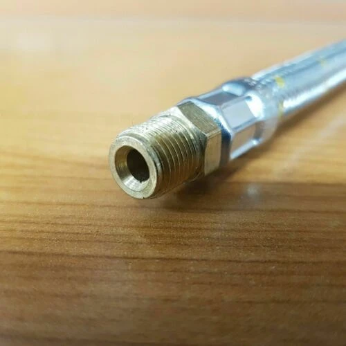 LPG BRAIDED GAS HOSE PIGTAIL CARAVAN POL - 1/4 INV FLARE 600MM - 51-FP14I600 3 LPG BRAIDED GAS HOSE PIGTAIL CARAVAN POL - 1/4 INV FLARE 600MM - 51-FP14I600 - Image 3