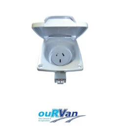 CMS 10AMP DOUBLE POLE AUTO SWITCH SOCKET OUTLET JOL10 500-04310 CARAVAN CAMPER