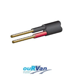 NARVA 3mm RED/BLACK TWIN SHEATH CABLE (30M ROLL) 5823-30TW