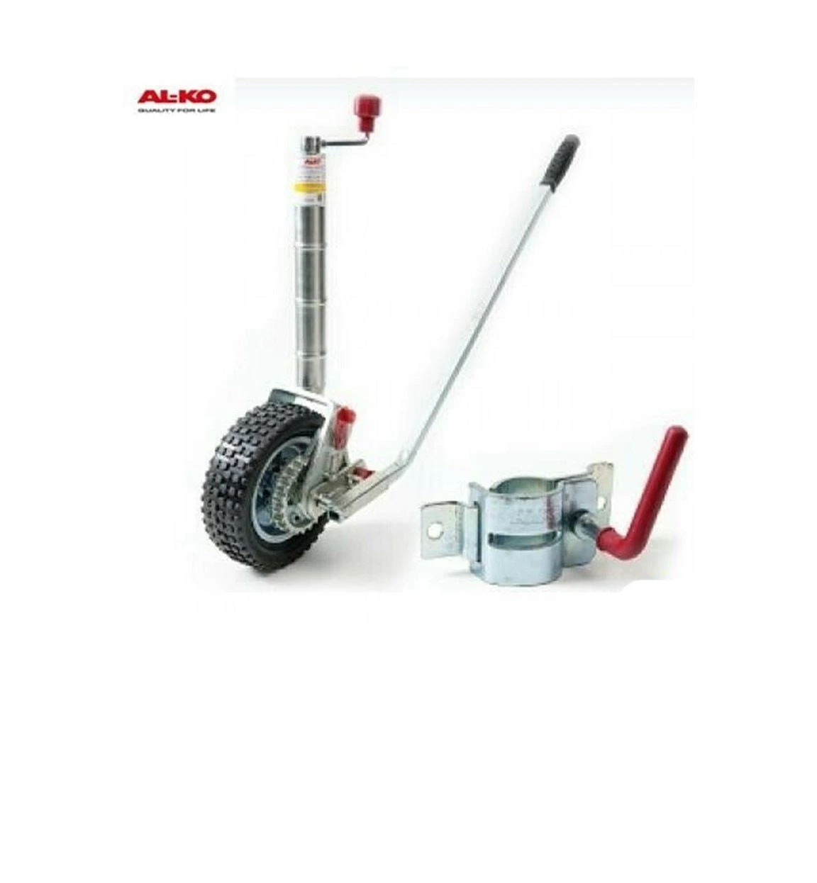 AL-KO PW250R - JOCKEY WHEEL POWER MOVER WITH 250MM SOLID TYRE WITH CLAMP 1 AL-KO PW250R - JOCKEY WHEEL POWER MOVER WITH 250MM SOLID TYRE WITH CLAMP