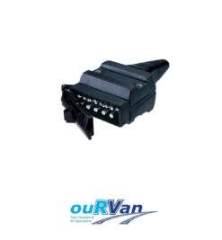 NARVA 12 PIN FLAT PLASTIC PLUG 82171BL