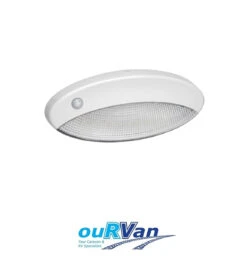 NARVA 9-33V LED AWNING LIGHT WITH WHITE HOUSING & INFRA RED MOTION SENSOR 87788