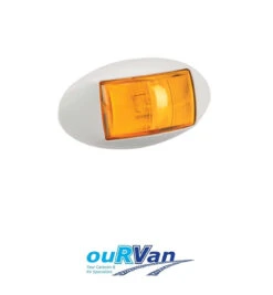 NARVA 10-33V LED INDICATOR LIGHT WITH WHITE HOUSING 91444WBL