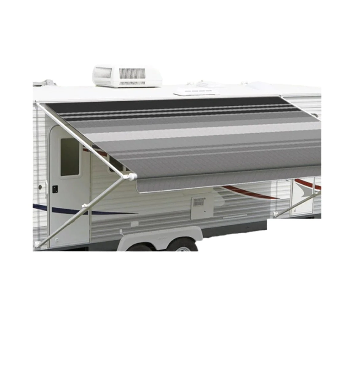 CAREFREE 11FT BLUE SHALE FADE ROLL OUT AWNING (NO ARMS). FF116C00HM 2 CAREFREE 11FT BLUE SHALE FADE ROLL OUT AWNING (NO ARMS). FF116C00HM - Image 2