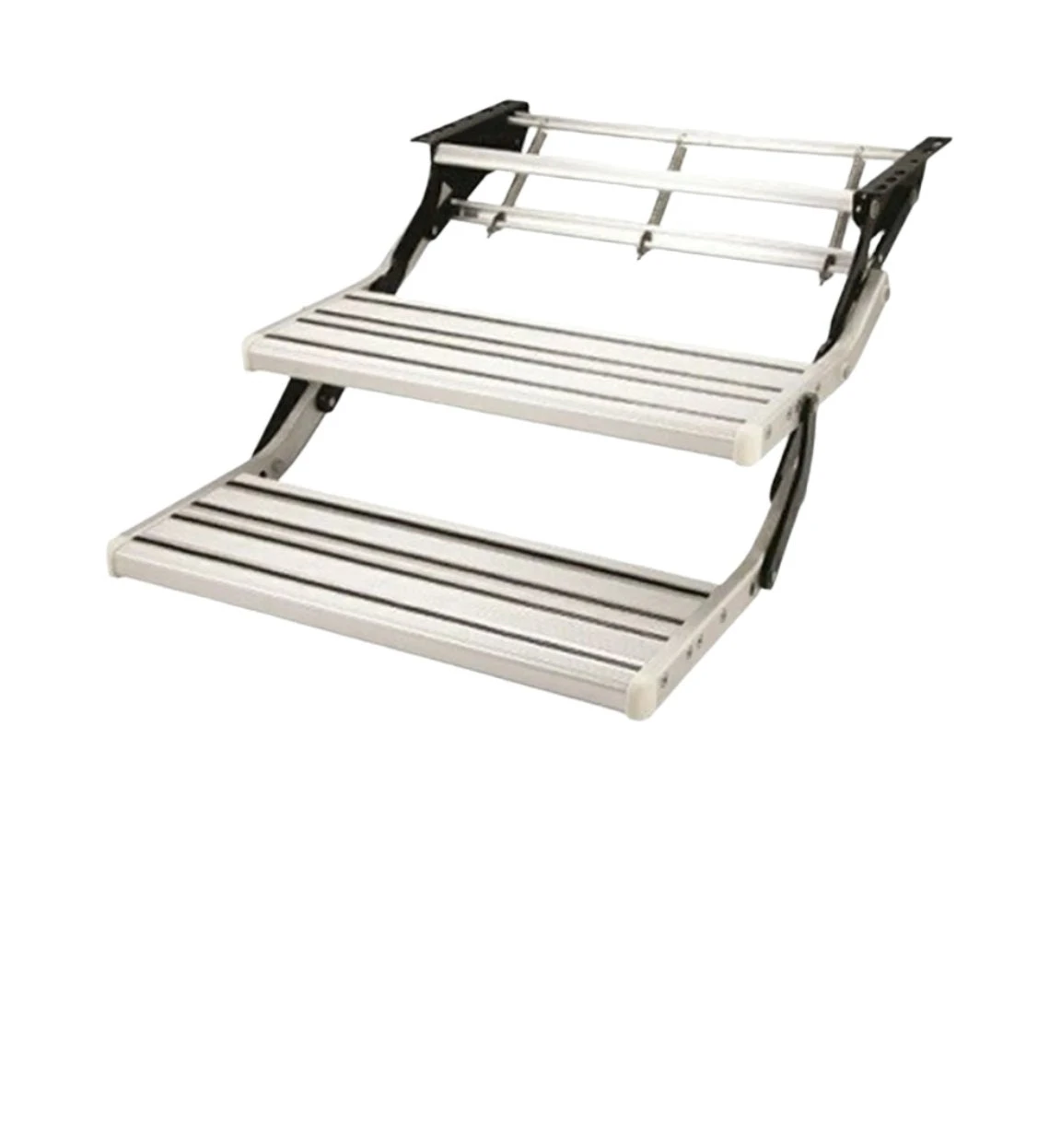 DOUBLE STEP WITH TREAD MANUAL PEDAL SILVER VAN-STEPDM545 1 DOUBLE STEP WITH TREAD MANUAL PEDAL SILVER VAN-STEPDM545