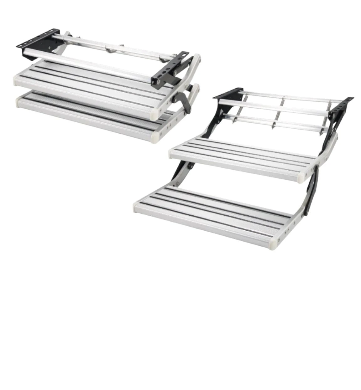 DOUBLE STEP WITH TREAD MANUAL PEDAL SILVER VAN-STEPDM545 2 DOUBLE STEP WITH TREAD MANUAL PEDAL SILVER VAN-STEPDM545 - Image 2